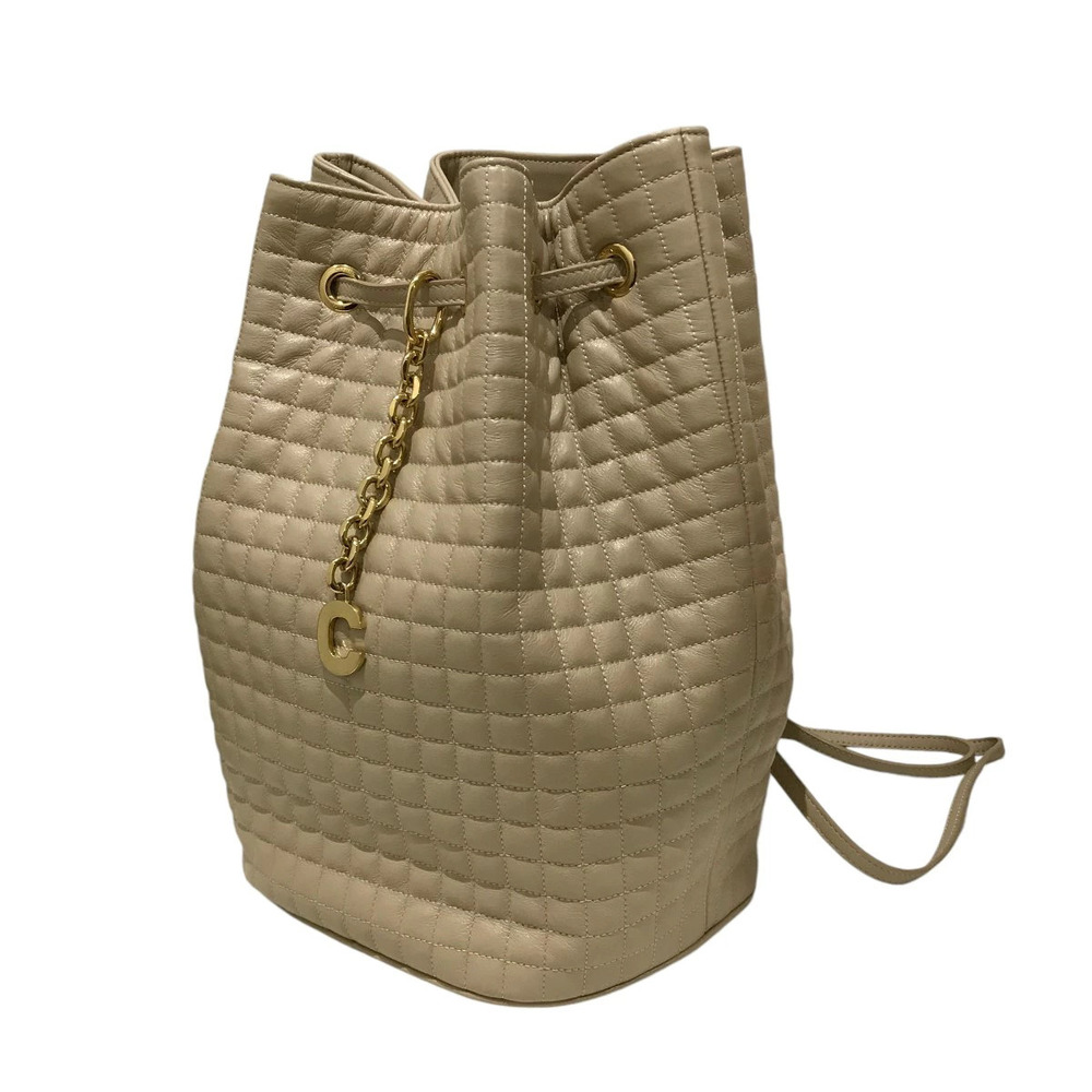 Celine Charm Backpack Rucksack Beige Tan